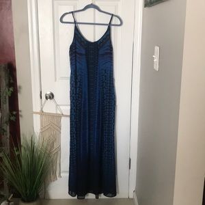 Blue maxi dress